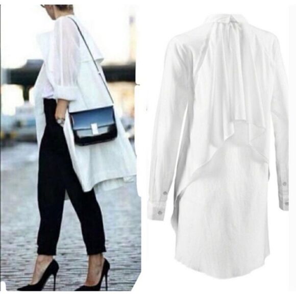 CAbi 5057 White The Vacation Shirt Small NWT - Picture 3 of 8